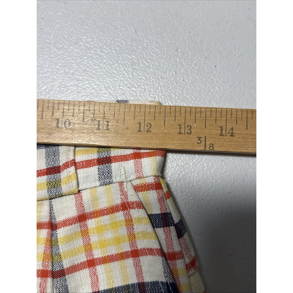 Vintage Maverick Womens 70's Plaid Woven Bell Bottom Pants Size 25x31 Retro USA - Picture 11 of 13